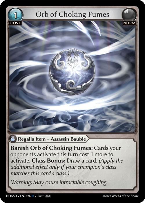 DOASD-026 Orbs of Choking Fumes