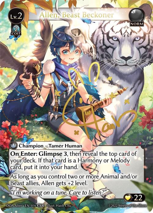 DOA Alter-016 Allen, Beast Beckoner (CSR)