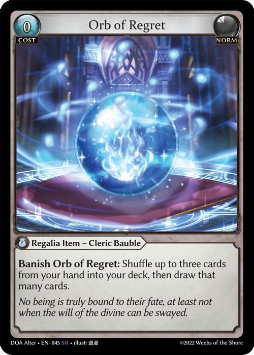 Orb of Regret