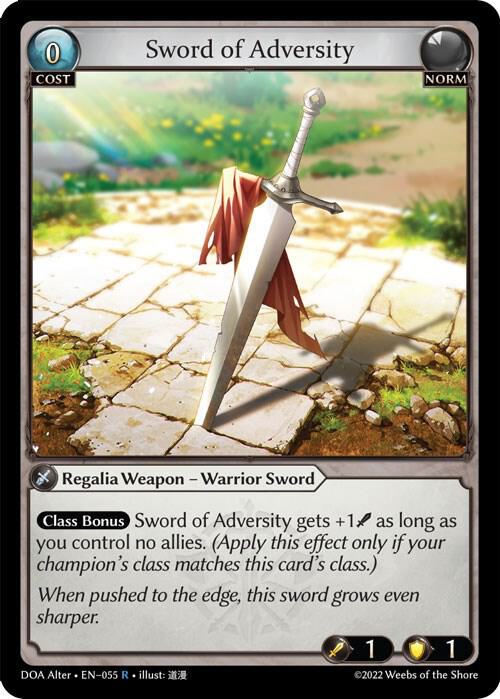 Sword of Adversity