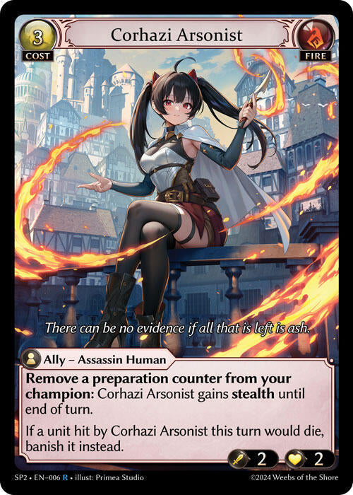 Corhazi Arsonist