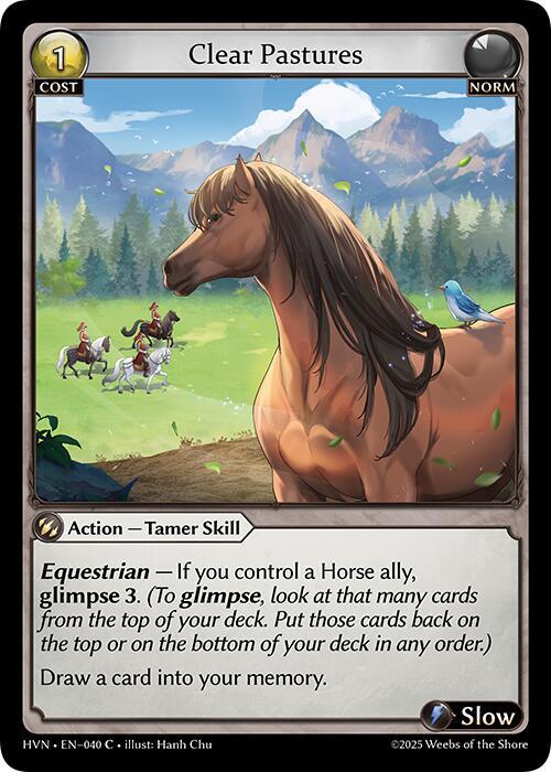 HVN-040 Clear Pastures