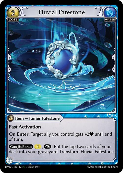 HVN-124 Fluvial Fatestone // Mocking Otter