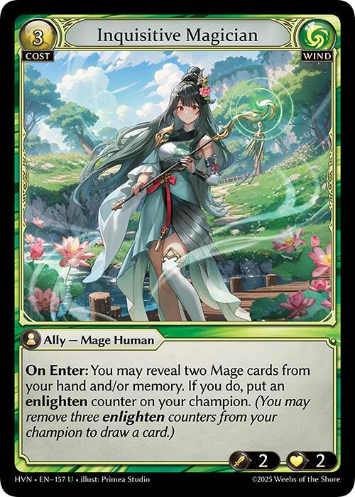 HVN-157 Inquisitive Magicia