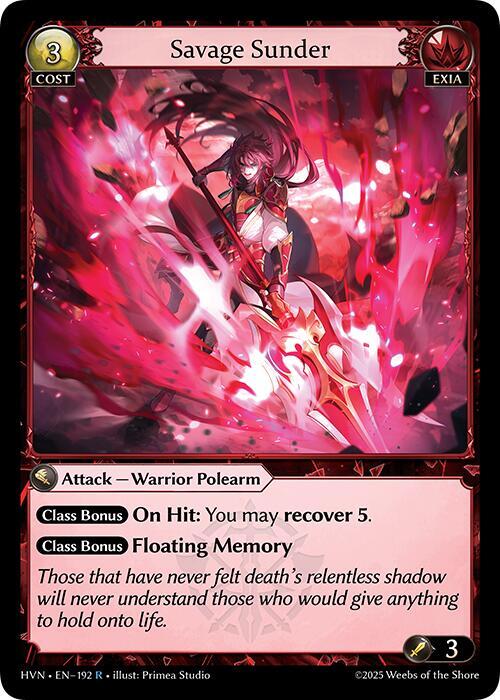 HVN-192 Savage Sunder