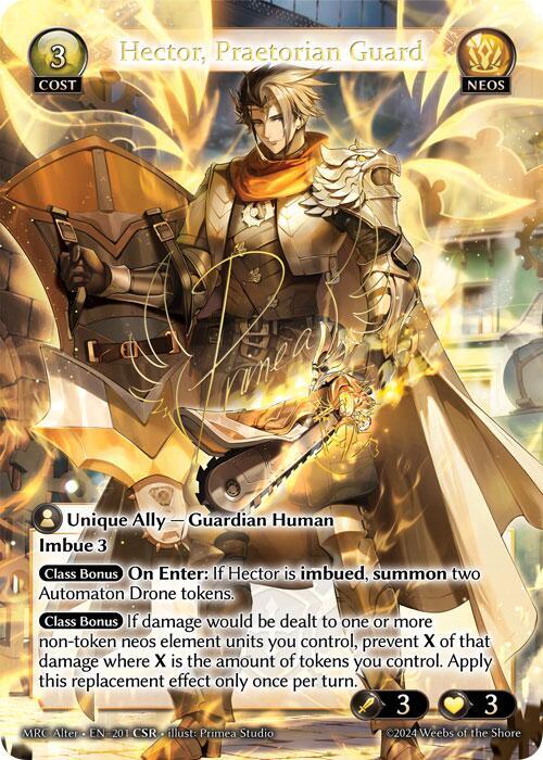 MRC Alter-201 Hector, Praetorian Guard (CSR)