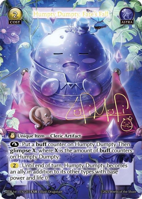 DTR 1st-203 Humpty Dumpty, Fate's Fall (CSR)