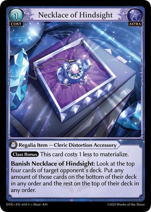 DTR-034 Necklace of Hindsight