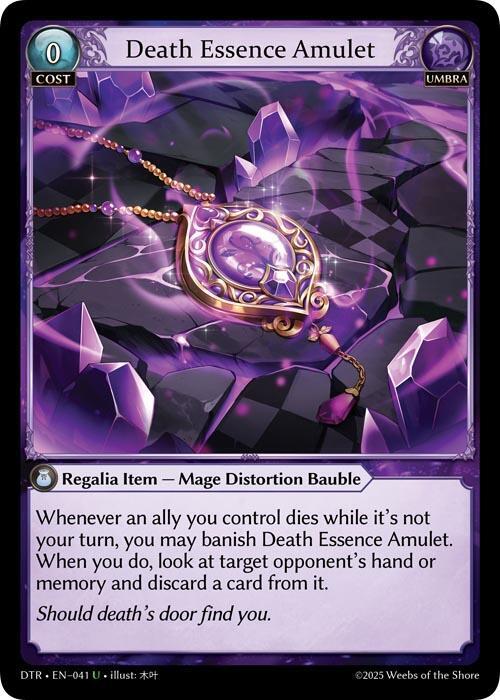 DTR-041 Death Essence Amulet