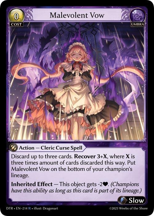 DTR-214 Malevolent Vow