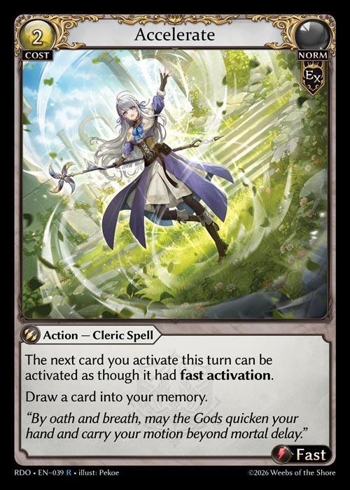 Accelerate (Foil)