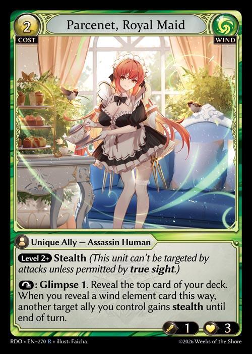 Parcenet, Royal Maid