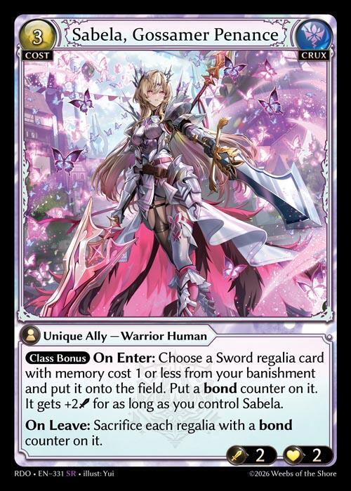 Sabela, Gossamer Penance (Foil)