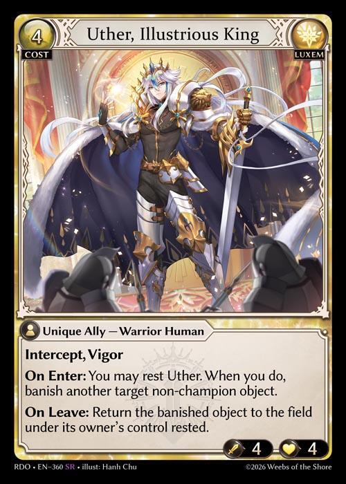 Uther, Illustrious King