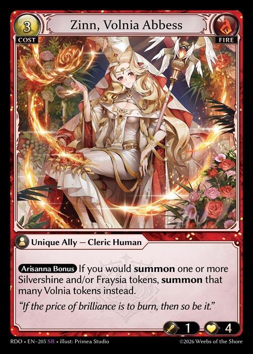 Zinn, Volnia Abbess (Foil)
