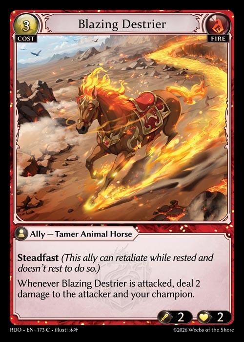 Blazing Destrier (Foil)