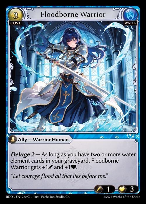 Floodborne Warrior (Foil)