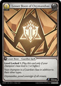 Lesser Boon of Ozymandias