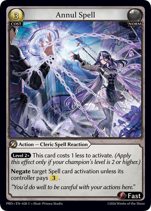 PRD-028 Annul Spell
