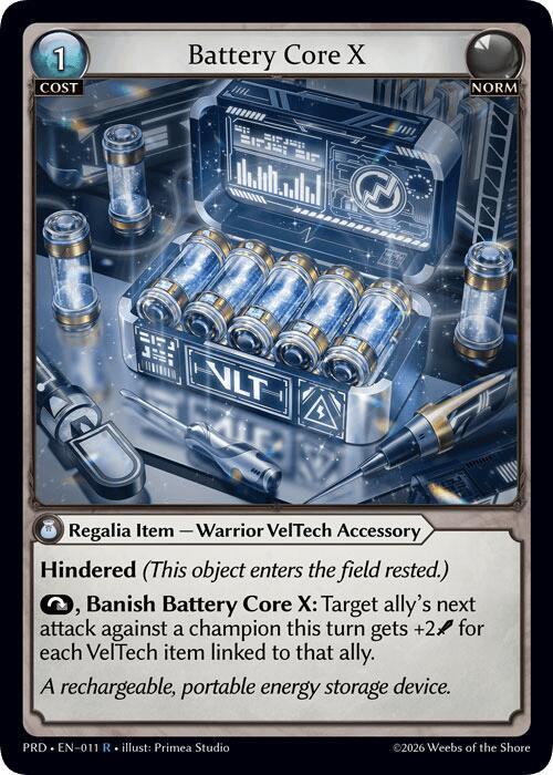 PRD-011 Battery Core X