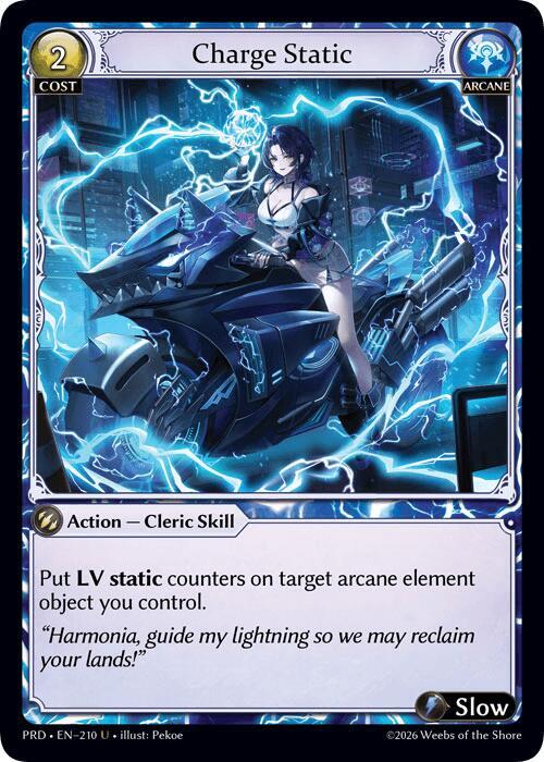 PRD-210 Charge Static