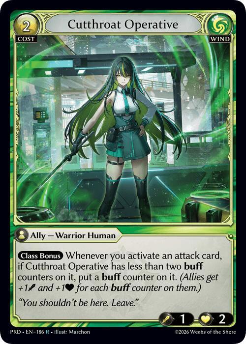 PRD-186 Cutthroat Operative