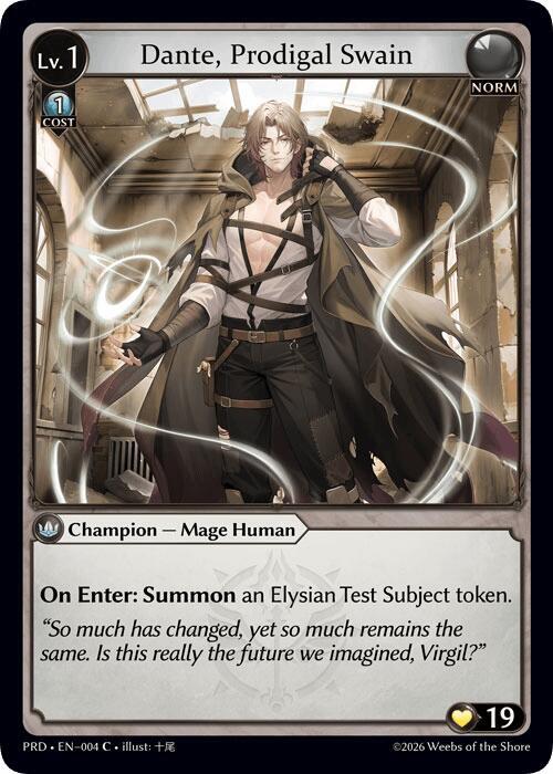 PRD-004 Dante, Prodigal Swain