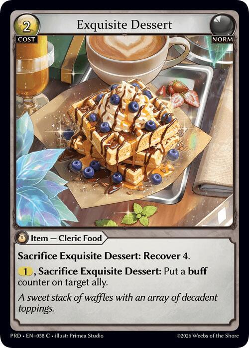 PRD-058 Exquisite Dessert