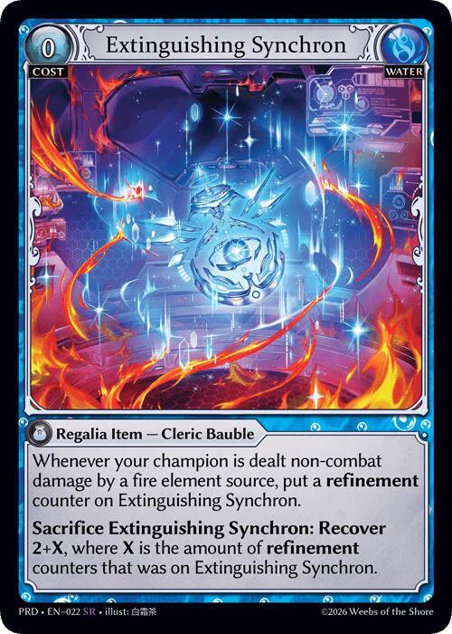 PRD-022 Extinguishing Synchron
