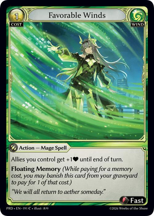 PRD-191 Favorable Winds