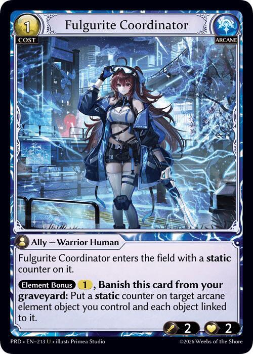 PRD-213 Fulgurite Coordinator