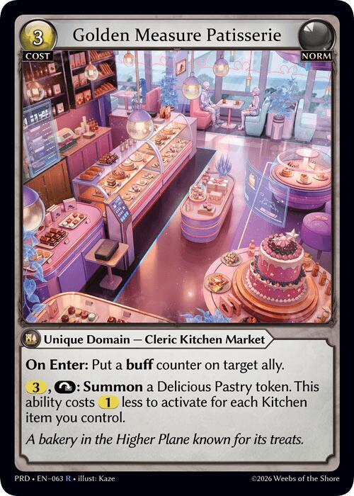 PRD-063 Golden Measure Patisserie