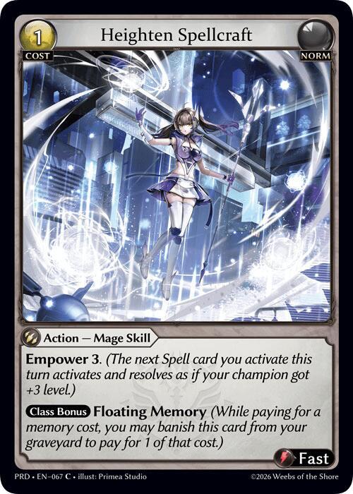 PRD-067 Heighten Spellcraft (Foiled)
