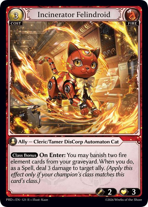 PRD-121 Incinerator Felindroid