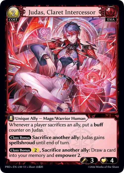 PRD-230 Judas, Claret Intercessor