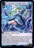 PRD-010 Lorraine, Arclight Saber