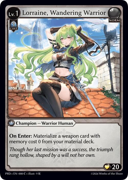 PRD-008 Lorraine, Wandering Warrior