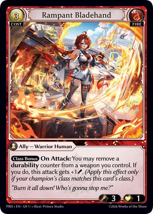 PRD-129 Rampant Bladehand