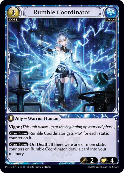 PRD-219 Rumble Coordinator