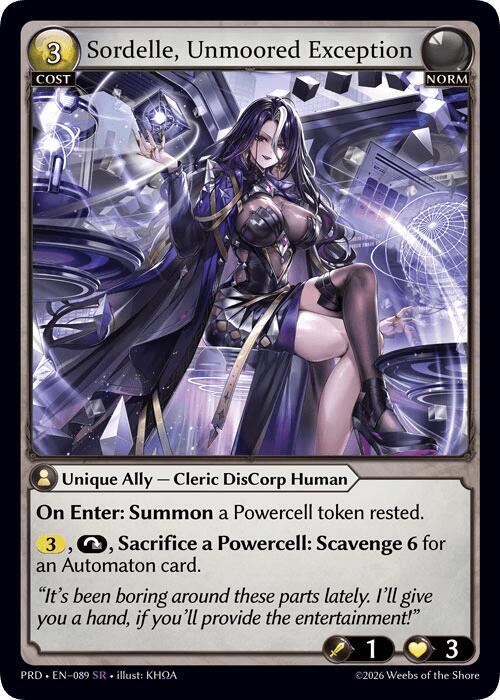 PRD-089 Sordelle, Unmoored Exception