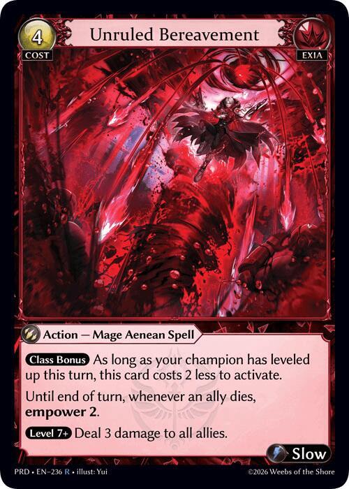 PRD-236 Unruled Bereavement