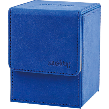 Sanseking Leather Deck Box (Short) - Blue