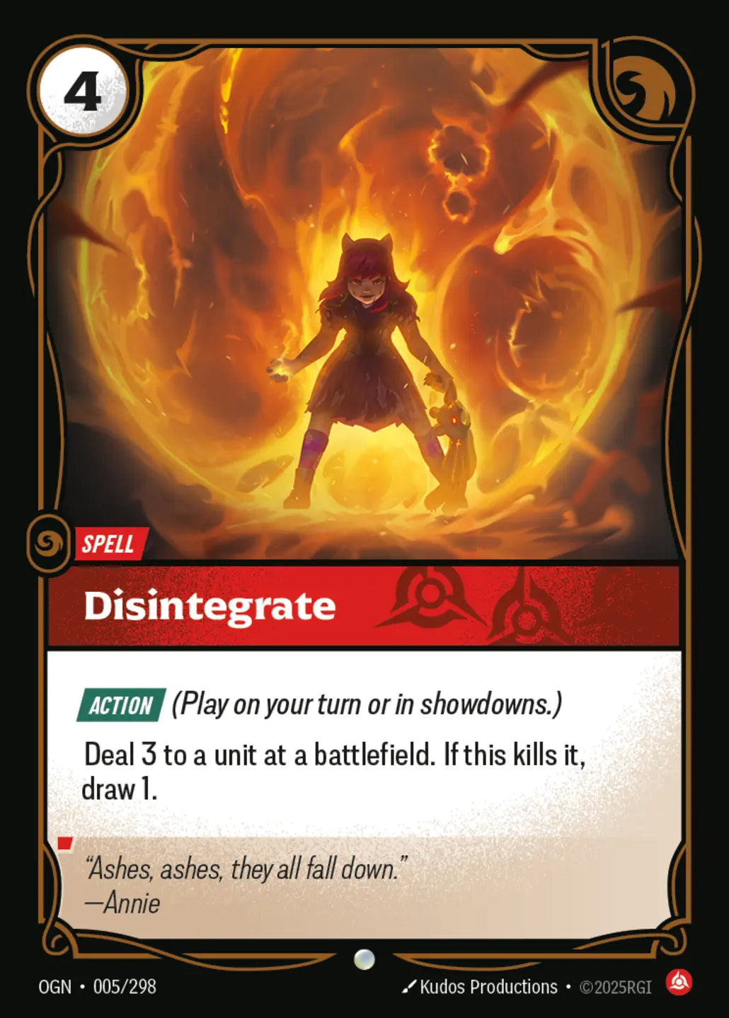 OGN-005/298 Disintegrate