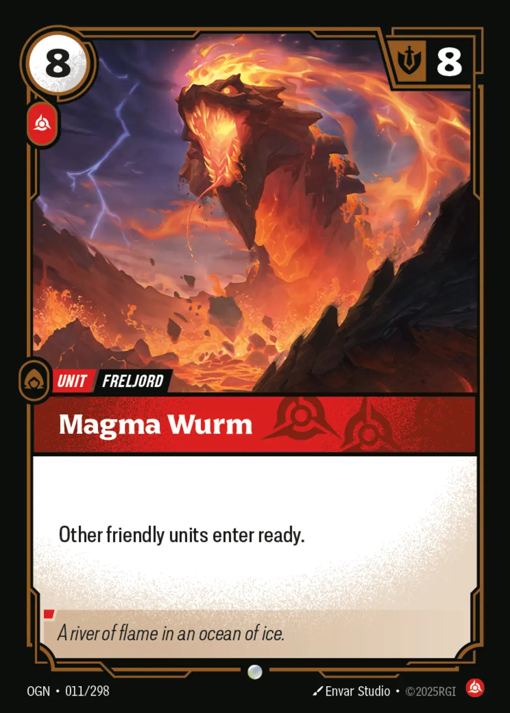 OGN-011/298 Magma Wurm