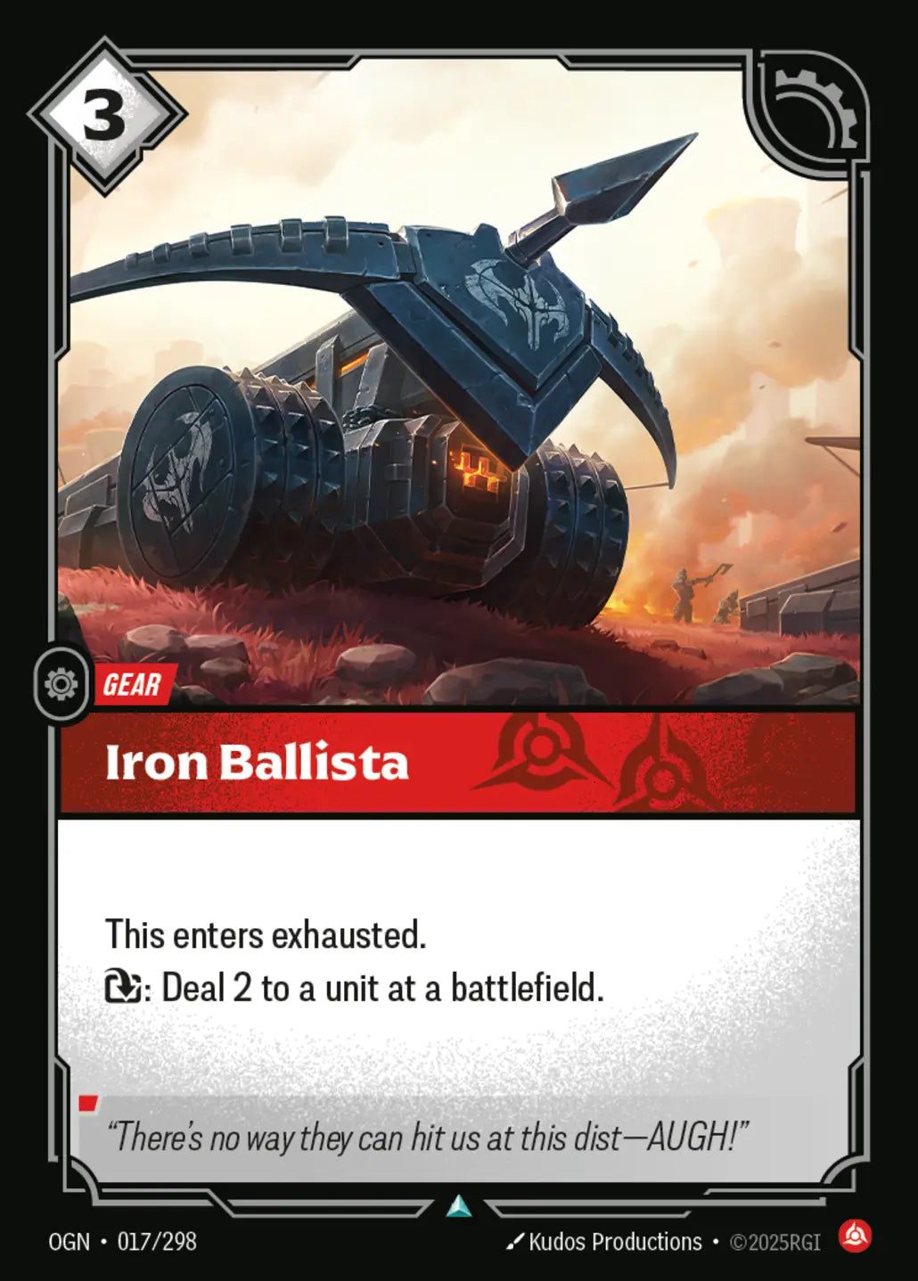 OGN-017/298 Iron Ballista (Foiled)
