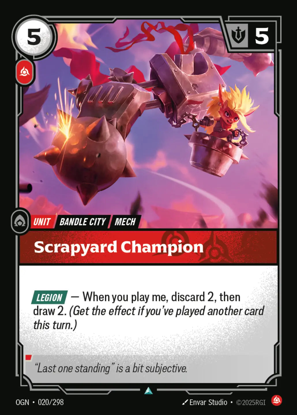 OGN-020/298 Scrapyard Champion