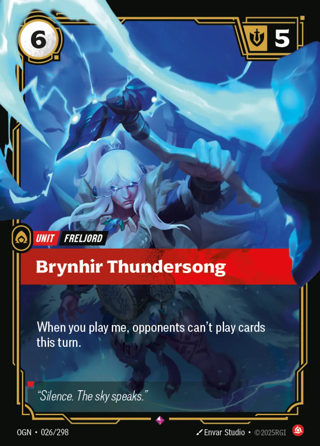 OGN-026/298 Brynhir Thundersong (Foiled)