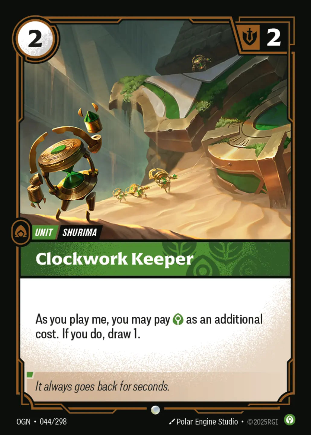 OGN-044/298 Clockwork Keeper (Foiled)