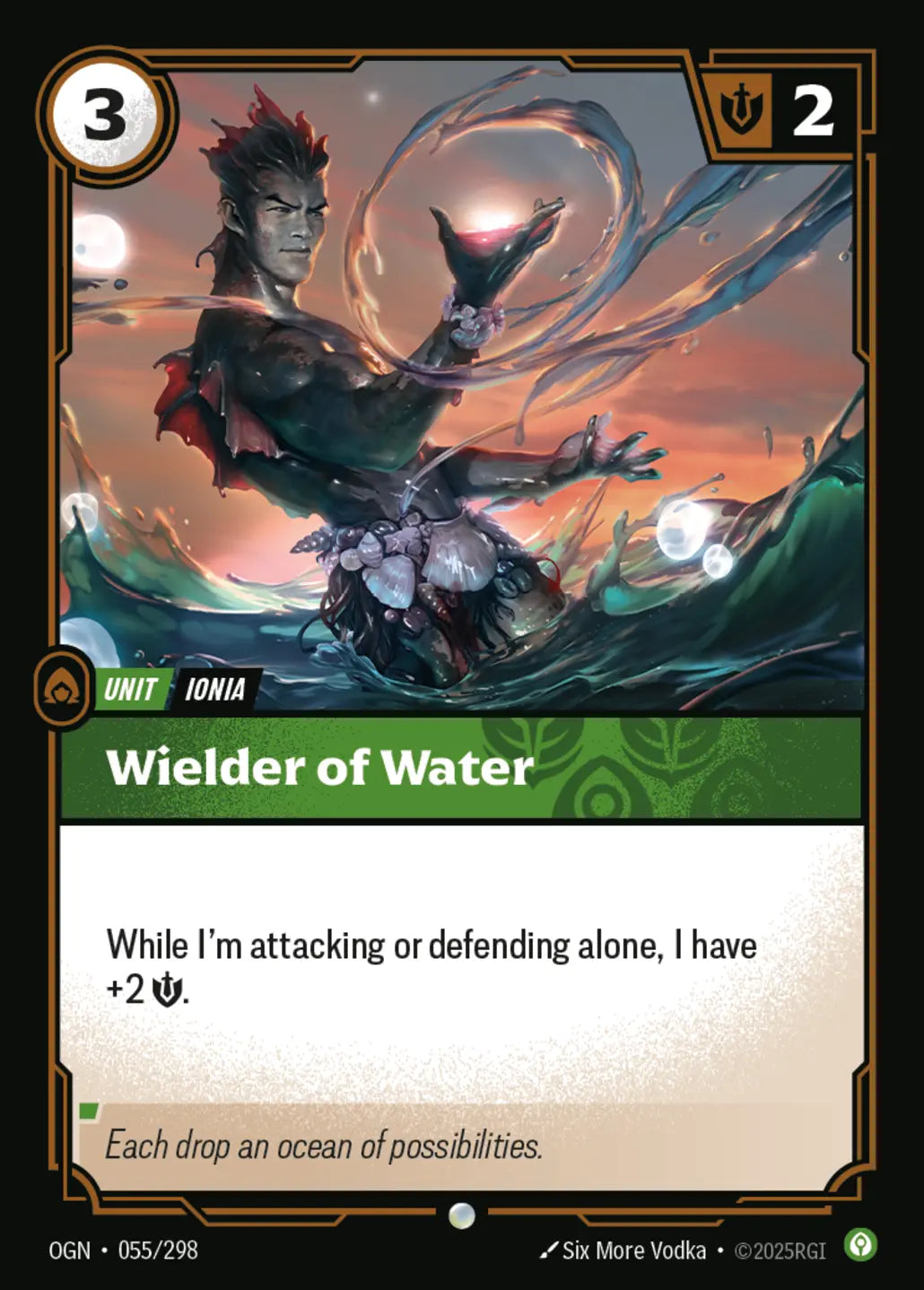 OGN-055/298 Wielder of Water (Foiled)