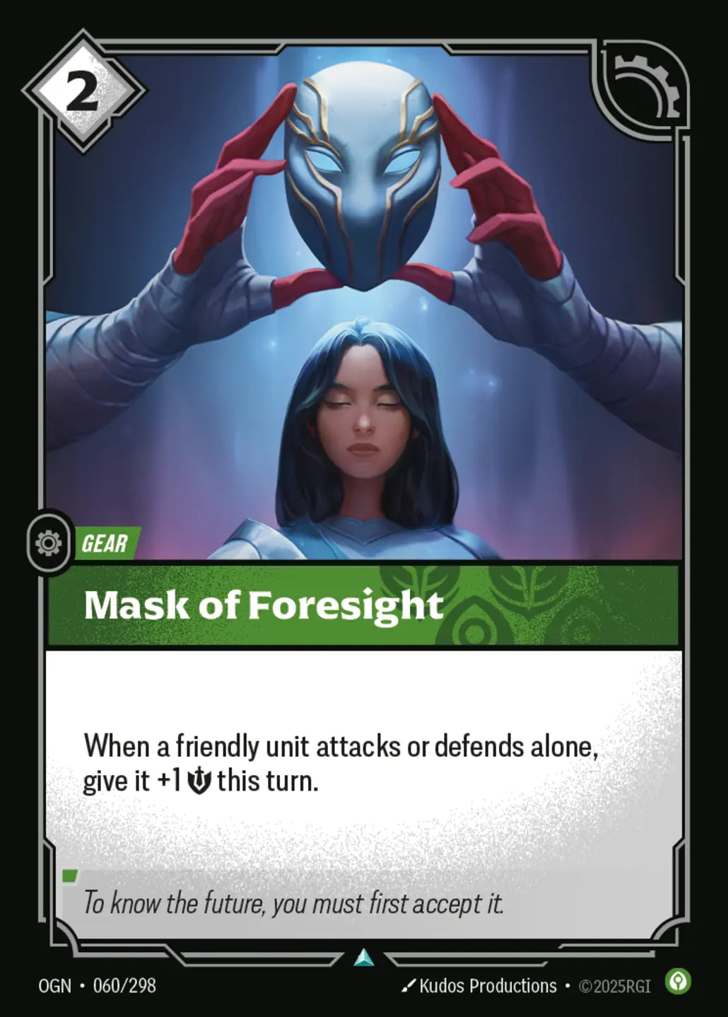 OGN-060/298 Mask of Foresight (Foiled)